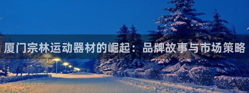 fb体育科技：厦门宗林运动器材的崛起：品牌故事与市场